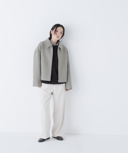 ＜朝比奈 彩さんコラボ＞ステンカラージップブルゾン