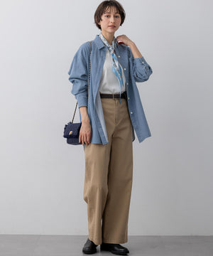 ライトダンガリー デニムシャツ