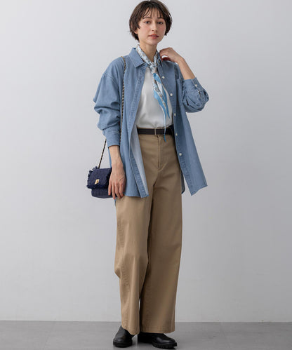 ライトダンガリー デニムシャツ