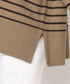ボーダー柄ニット