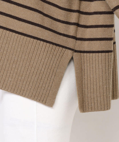 ボーダー柄ニット