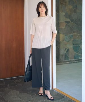 Light ジョーゼット ワイド パンツ