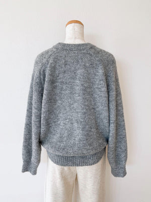 アルパカウールシンプルニット