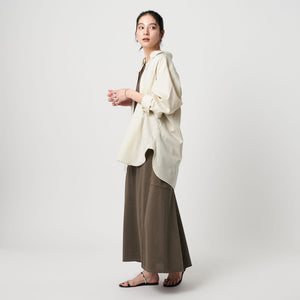 【WEB限定 Wardrobe DAILY MINIMAL】ティアード フレンチスリーブワンピース 接触冷感 吸水速乾