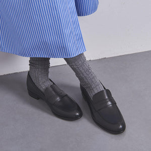 レザー コインローファー