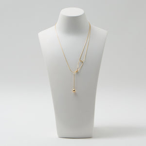 ノット ワンボール ネックレス