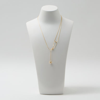 ノット ワンボール ネックレス