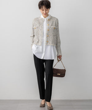 スエード キルティング ショルダーバッグ