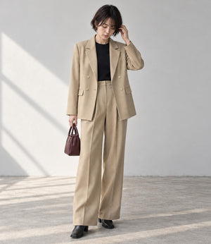 ストレートワイドパンツ