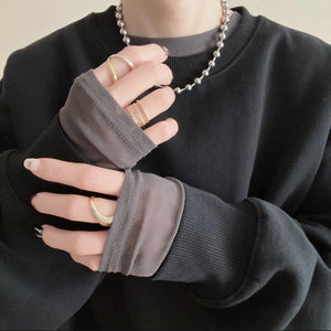 パワーネットシアークルーネック