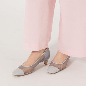 トゥキャップNチュール パンプス45↓