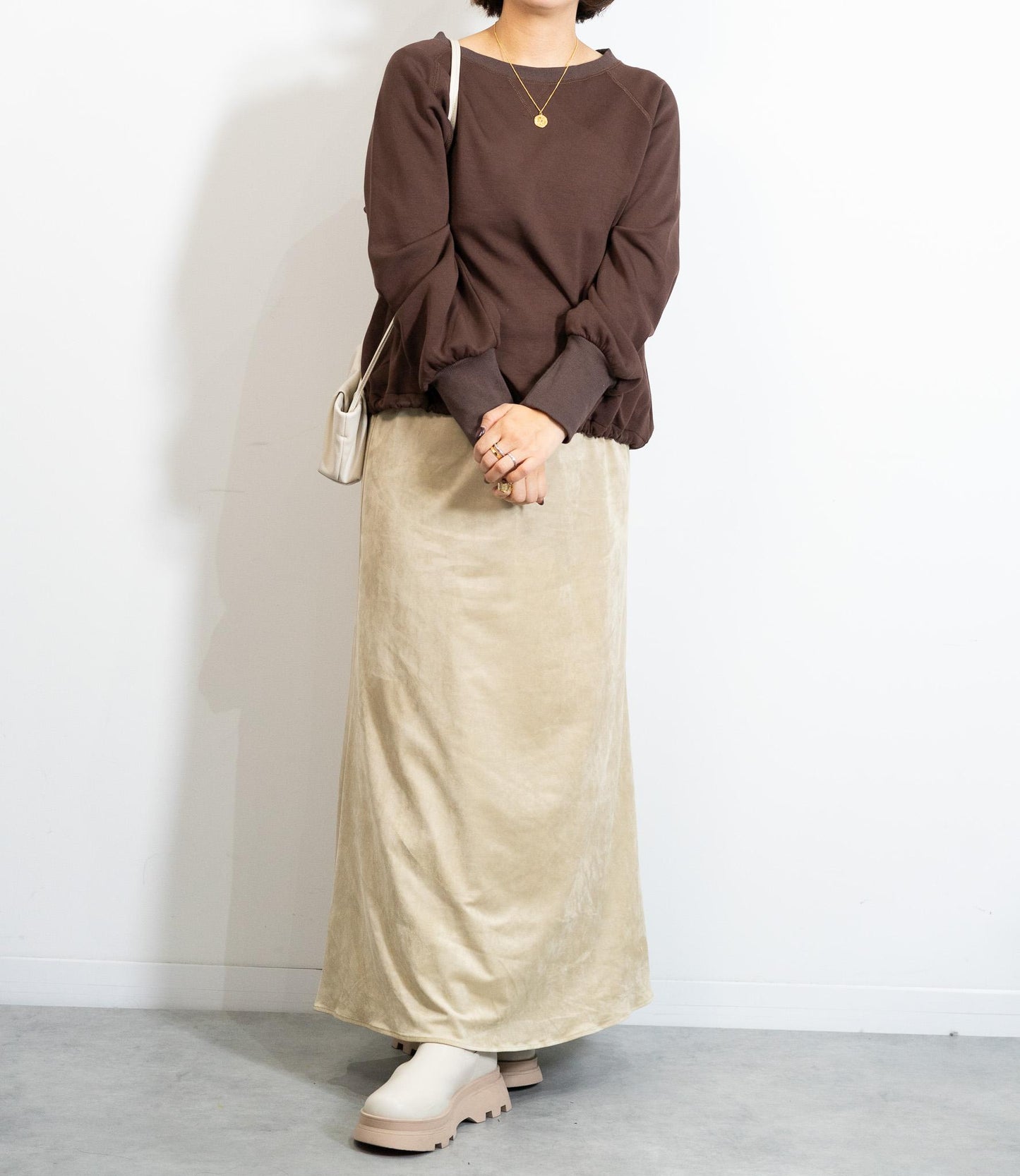 裏起毛ドロストスウェット