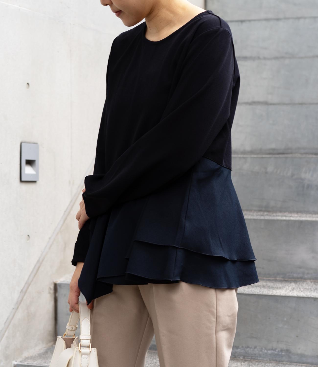 ドッキングイレヘムブラウス