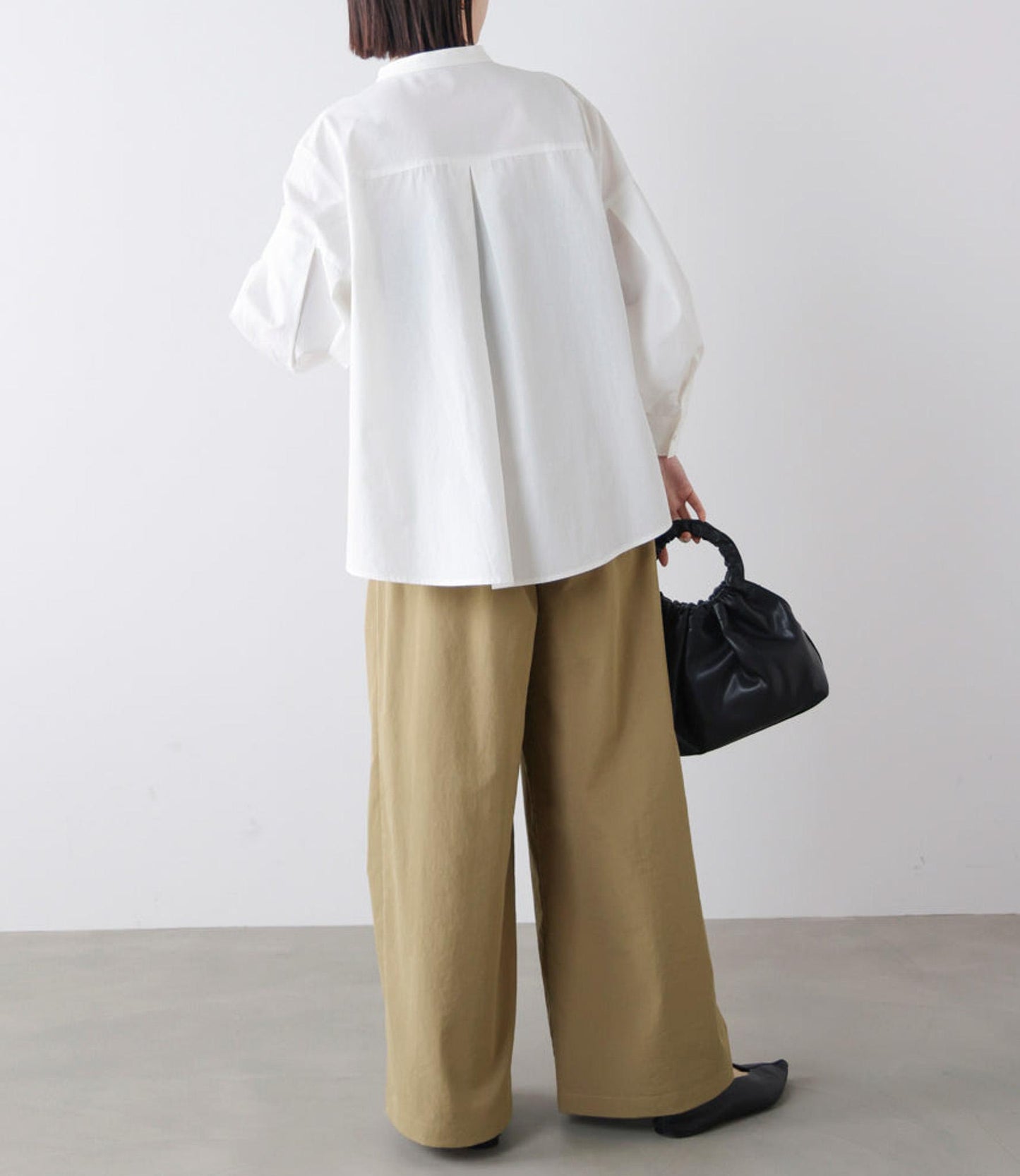 【UVカット】ストレッチテックチノワイドパンツ