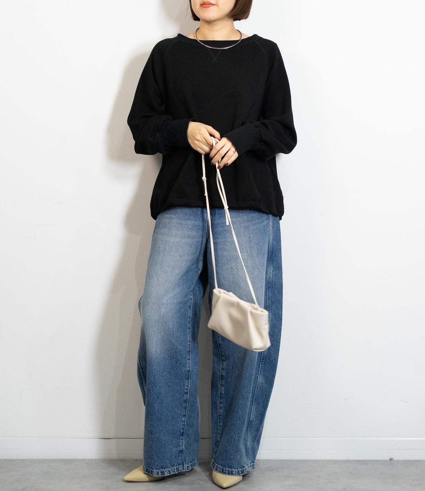 裏起毛ドロストスウェット