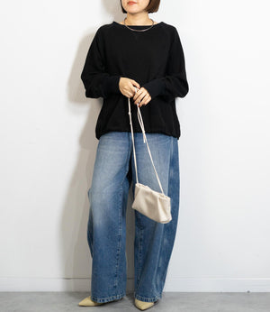 裏起毛ドロストスウェット