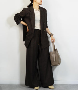 グレンチェックダブルジャケット