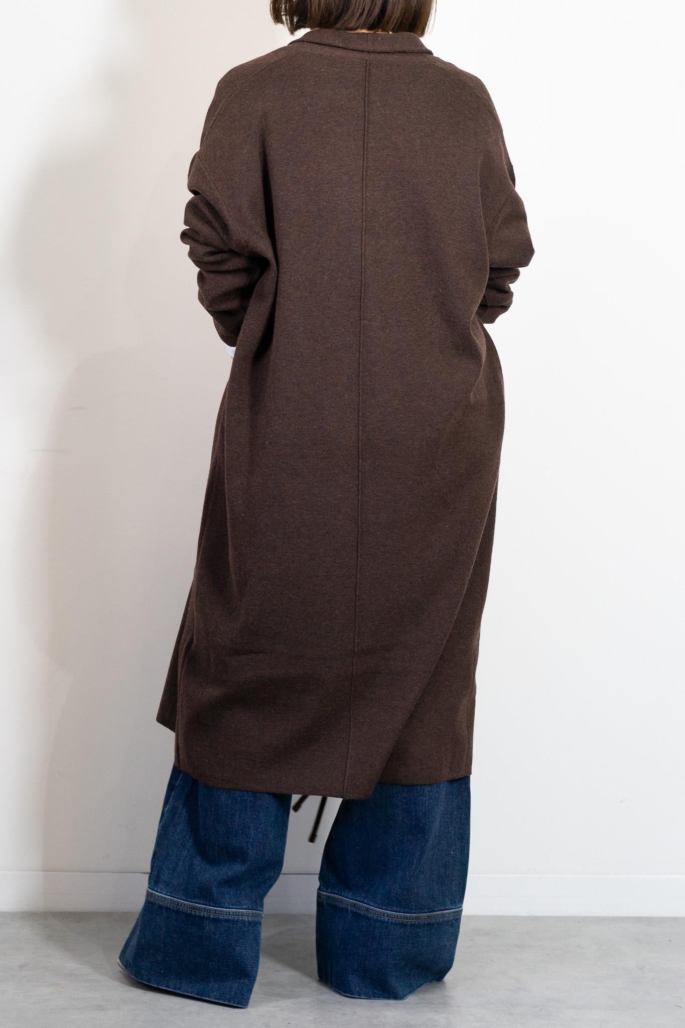 着流しニットコーディガン