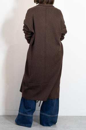 着流しニットコーディガン