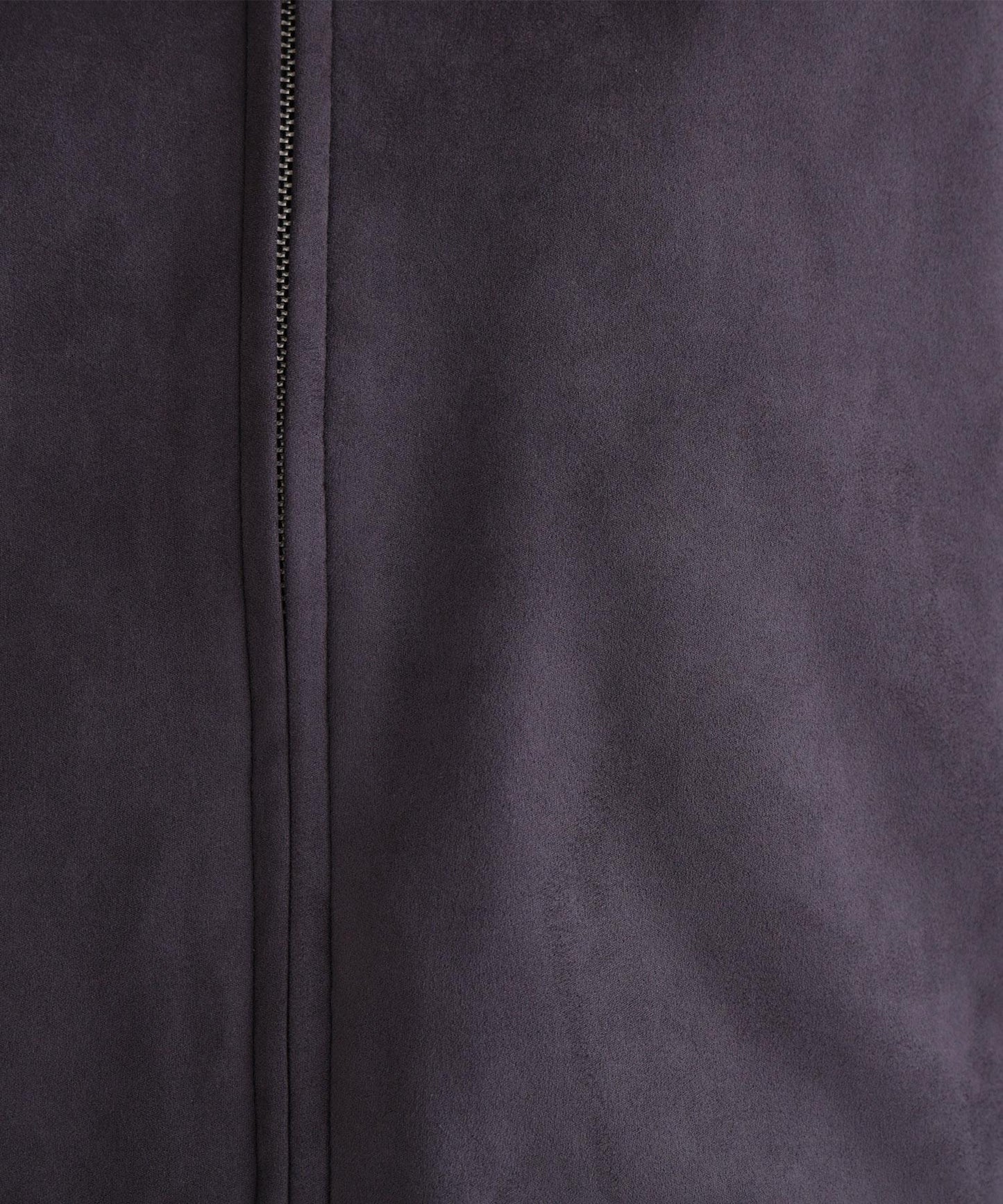 ステンカラーフェイクスエードブルゾン