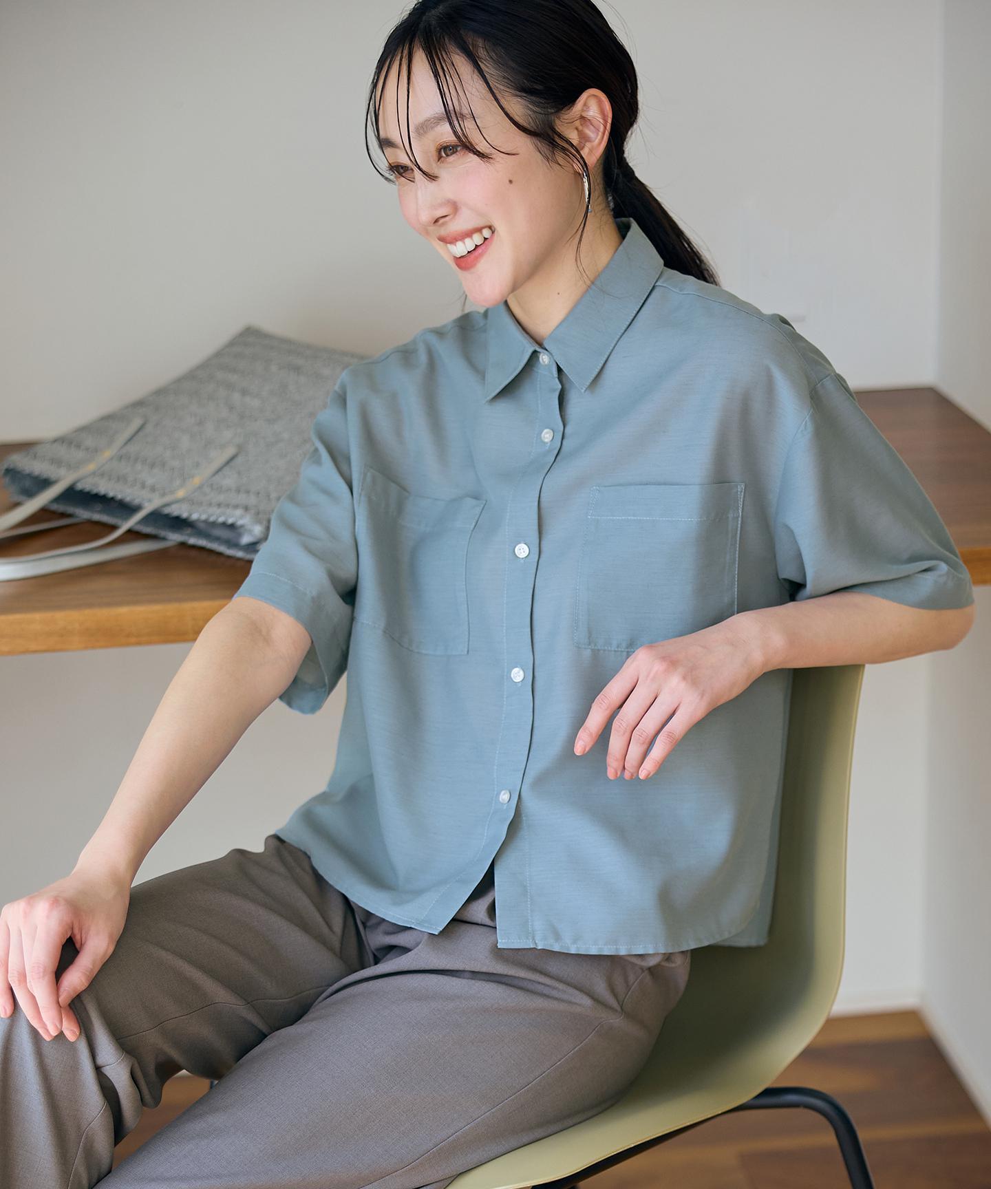 シアーテックリネンシャツ