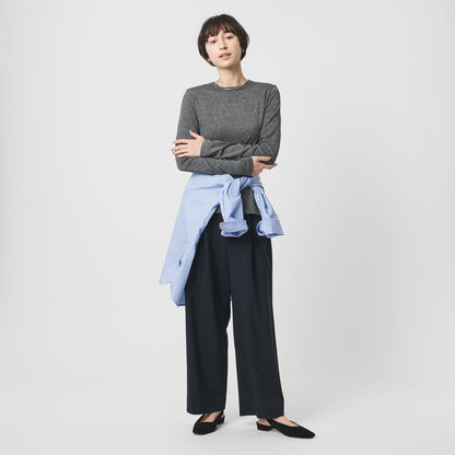 ラメ テンジク ロングスリーブ カットソー