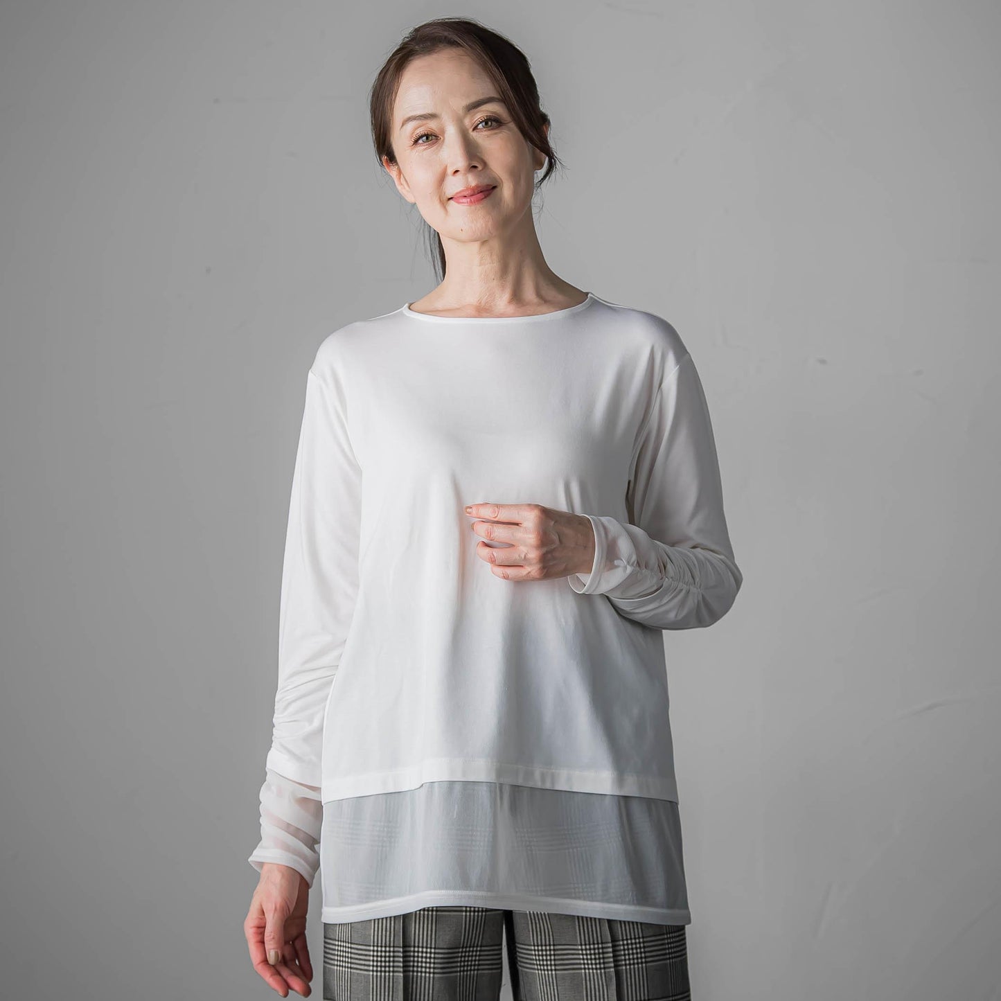 【WEB限定】”重ねるだけで格上げ”レイヤードインナー