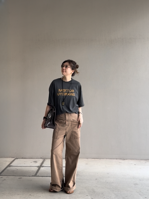 AMBITIONロゴヴィンテージライクT