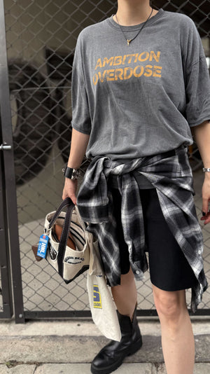 コットンチェックシャツ