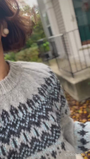 Azzurroノルディックニット