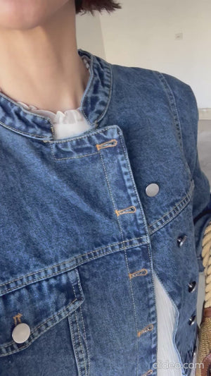 スタンドカラーショートGジャン