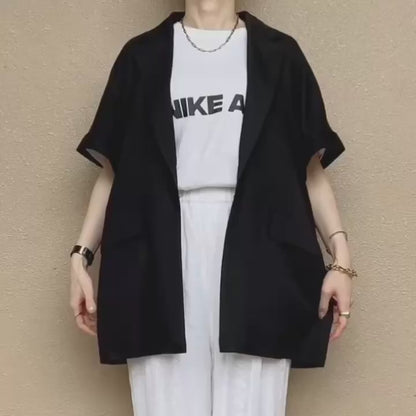 リュクスかのこ半袖ジャケット