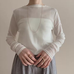 パワーネットシアークルーネック