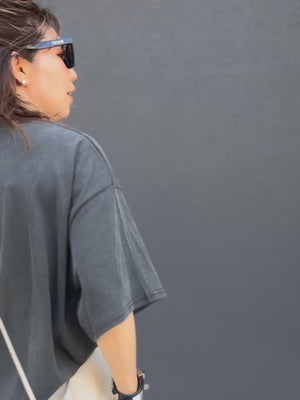 AMBITIONロゴヴィンテージライクT