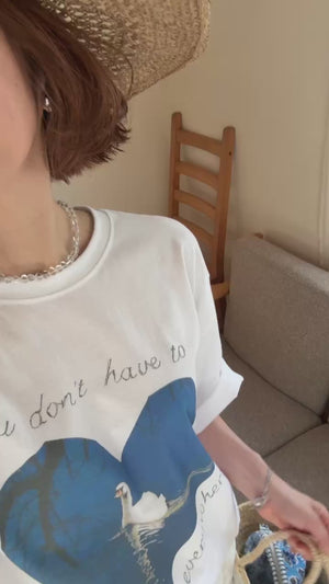 スワンTシャツ