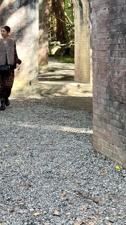 プードルファー モカベスト
