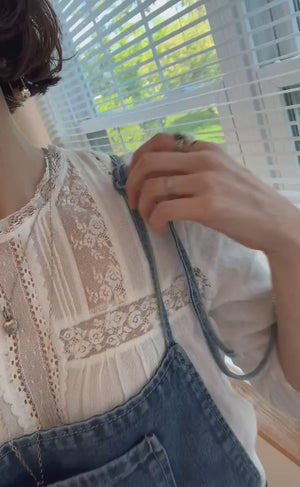 デニムサロペット