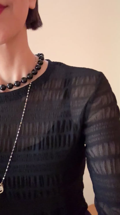 シャーリングシアーカットソー