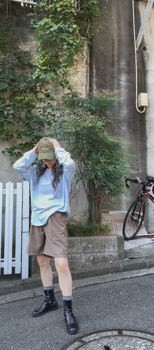 スラブタッチロングTシャツ