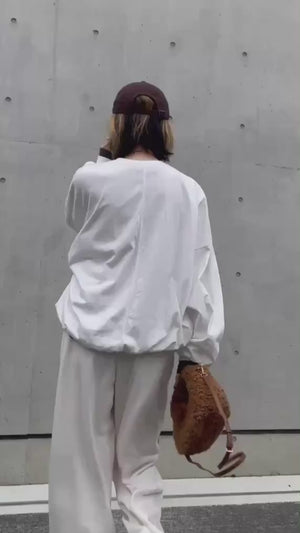 オーバーサイズスウェットシャツ