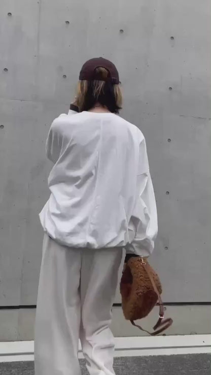 オーバーサイズスウェットシャツ
