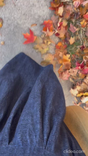 タックデニムマキシスカート