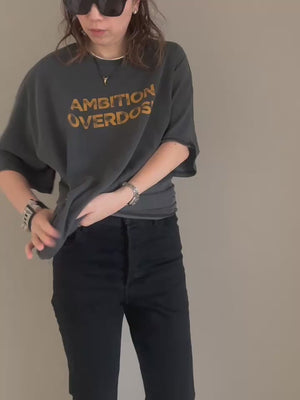 AMBITIONロゴヴィンテージライクT