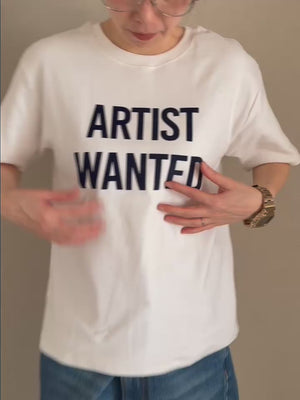 アーティストフロッキーロゴTシャツ