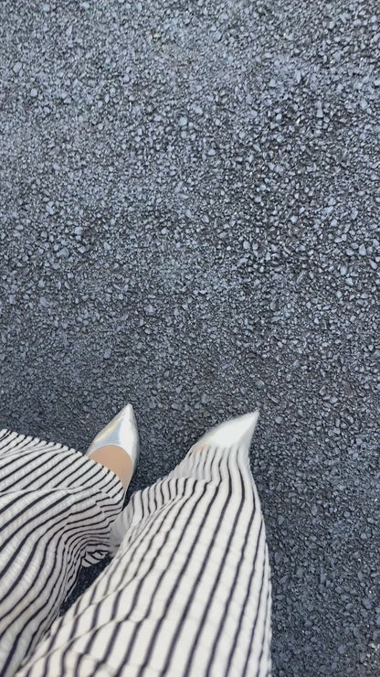 ストライプ バウンディングパンツ