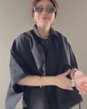 ケープショートトレンチコート