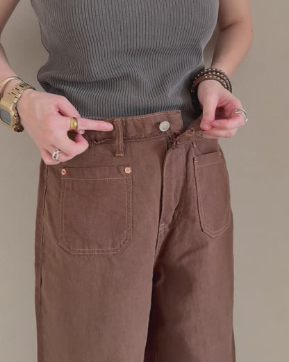 リネンポケットパンツ