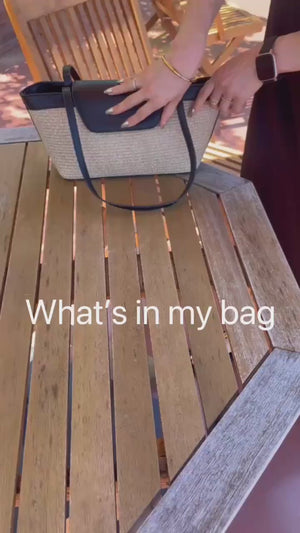 ストローワイドショルダーバッグ