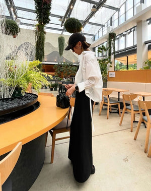 ミラーロングスカート