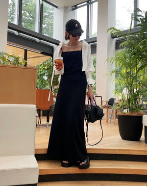 ミラーロングスカート